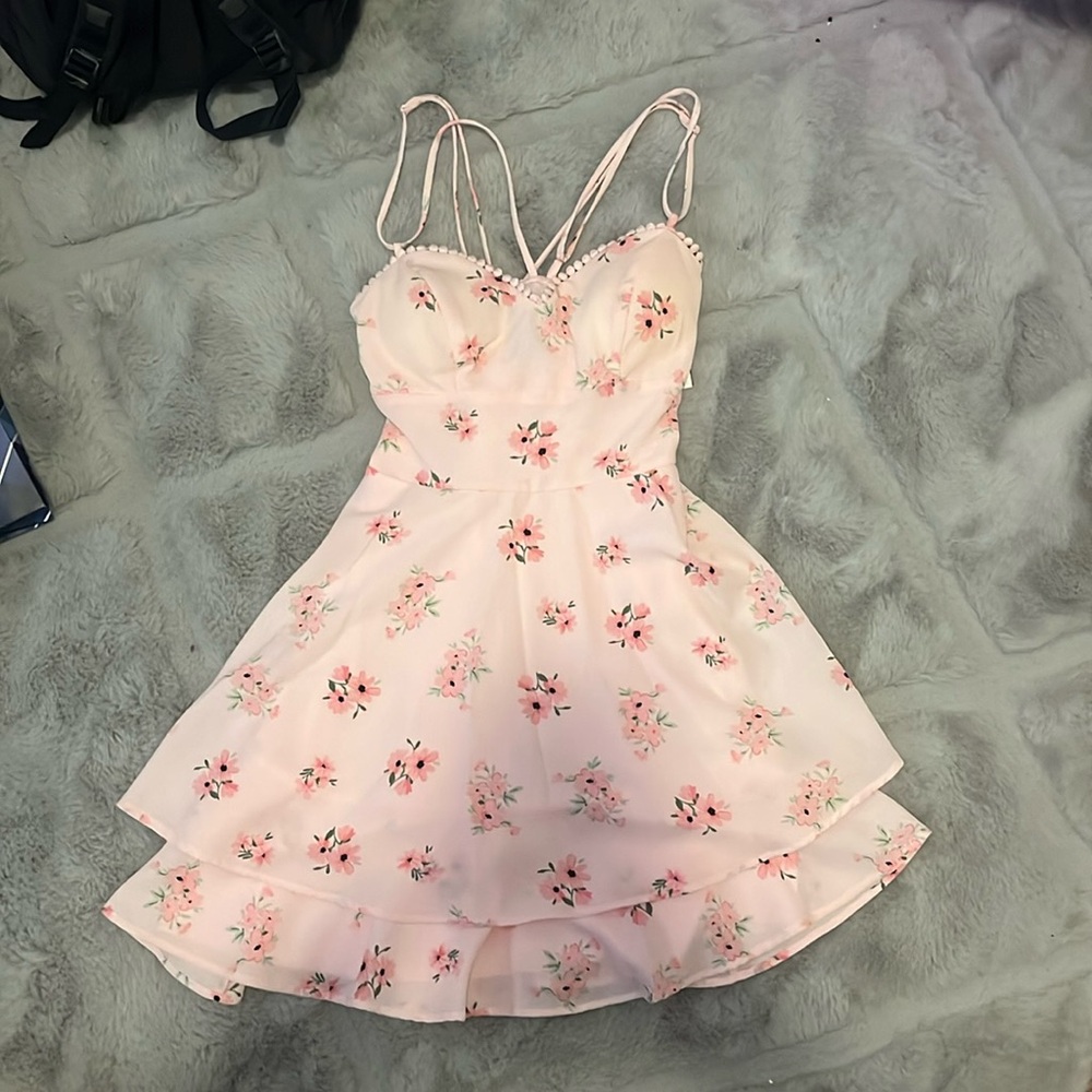mini never worn floral dress